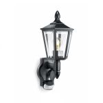 Steinel Wandlamp Buitenverlichting L 15 S Zwart | E27 Max 60W - Bewegings- en lichtsensor 