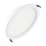 Ledvance LED Downlight Comfort Opaal Aluminium Wit 42W 5000lm 180D - 930-940 CCT | 265mm - Zaagmaat 250mm - IP44 - Beste Kleurweergave - Zigbee Dimbaar 
