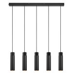 Nordlux Tilo Pendelarmatuur Metaal Zwart | Geschikt voor 5x GU10