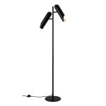DFTP by Nordlux Rochelle Vloerlamp Metaal Zwart | 76mm - Geschikt voor 2x GU10