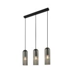 Nordlux Miella 3-Rail Pendelarmatuur Glas Smoke | Geschikt voor 3x E27