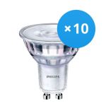 Voordeelpak 10x Philips Corepro LED Spot GU10 PAR16 4.6W 355lm 36D - 827 Zeer Warm Wit | Vervangt 50W
