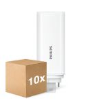 Voordeelpak 10x Philips CorePro PL-T LED Lamp HF 9W - 830 Warm Wit | 4-Pin - Vervangt 26W