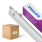 Voordeelpak 4x Philips LED Waterdichte Montagebalk Ledinaire WT065C 30/53W 4100/6800lm - 840 Koel Wit | 150cm