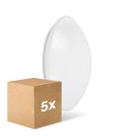Voordeelpak 5x Ledvance Surface Circulair 350 Wit 18W 1440lm - 840 Koel Wit | IP44 - Vervangt 2x18W