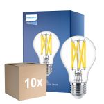 Voordeelpak 10x Philips Master LED E27 Peer Filament Helder 10.5W 1521lm - 922-927 Dim To Warm | Beste Kleurweergave - Dimbaar - Vervangt 100W