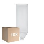 Voordeelpak 10x Ledvance Dulux-TE LED 10W 1100lm - 840 Koel Wit | 4-Pin - Vervangt 26W