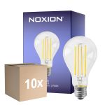 Voordeelpak 10x Noxion Lucent Filament LED E27 Peer Filament Helder 10.5W 1521lm - 827 Zeer Warm Wit | Vervangt 100W