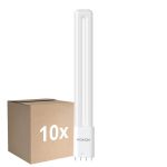Voordeelpak 10x Noxion Lucent PL-L LED 11.9W 1450lm - 830 Warm Wit | 4-Pin - Vervangt 24W