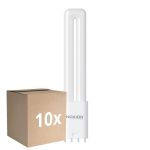 Voordeelpak 10x Noxion Lucent PL-L LED 7.9W 950lm - 830 Warm Wit | 4-Pin - Vervangt 18W