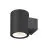 SLV Oculus Up/Down Wandlamp Aluminium Zwart 15W 1110lm - 920-930 Dim To Warm | Beste Kleurweergave - Dimbaar 