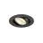 SLV New Tria 68 Spot Aluminium Zwart Rond 7.5W 621lm 38D - 930 Warm Wit | Zaagmaat 68mm -  Beste Kleurweergave - Dimbaar 