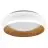 Ledvance LED Plafondlamp Orbis Livia Wit en Hout 16W 750lm - 830 Warm Wit | Aanraak dimbaar