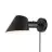 DFTP by Nordlux LED Wandlamp Stay Aluminium Zwart | Geschikt voor E27