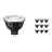 Voordeelpak 10x Philips Master LED Spot GU5.3 MR16 6.7W 420lm 36D - 927 Zeer Warm Wit | Beste Kleurweergave - Dimbaar - Vervangt 35W