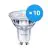 Voordeelpak 10x Philips Corepro LED Spot GU10 PAR16 2.7W 230lm 36D - 840 Koel Wit | Vervangt 25W