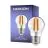 Noxion Lucent Lustre LED E27 Kogel Filament Helder 4.5W 470lm - 827 Zeer Warm Wit | Dimbaar - Vervangt 40W