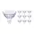 Voordeelpak 10x Philips Master Value LED Spot GU5.3 MR16 5.8W 450lm 60D - 927 Zeer Warm Wit | Beste Kleurweergave - Dimbaar - Vervangt 35W