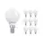 Voordeelpak 10x Noxion Lucent Lustre LED E14 Kogel Mat 4.5W 470lm - 827 Zeer Warm Wit | Vervangt 40W