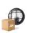 Voordeelpak 4x D'Lite Wandlamp Ecco Zwart Rond | IP54 - Geschikt voor 1x E27