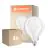 Voordeelpak 4x Osram Classic LED E27 Globe Filament Mat 17W 2452lm - 827 Zeer Warm Wit | Vervangt 150W