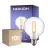 Voordeelpak 10x Noxion Lucent Filament LED E27 Globe Helder 7W 806lm - 827 Zeer Warm Wit | Dimbaar - Vervangt 60W