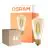 Voordeelpak 4x Osram Vintage 1906 LED E27 Edison Filament Goud 7.2W 806lm - 824 Zeer Warm Wit | Vervangt 60W