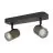 Eglo Plafondlamp Consuma 1 Staal Brons Zwart | IP44 - Geschikt voor 2x GU10 
