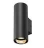 SLV Asto Aluminium Zwart | Geschikt voor 2x GU10