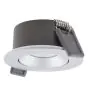 Ledvance LED Spot Air Adjust Aluminium Zilver 4W 320lm 36D - 930 Warm Wit | Zaagmaat 68mm - IP23 - Beste Kleurweergave - Dimbaar