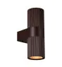 Nordlux Kyklop Wandlamp Aluminium Roestig  Up & Down | Geschikt voor 2x GU10