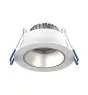Noxion LED Spot Ares Diep Wit 6W 540lm 927-940 3CCT - met Binnenring Zilver | Zaagmaat 68mm
