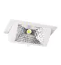 LED Downlight Wallwasher Wally Medium Wit 27W 3850lm 78x100D - 840 Koel Wit - 238x145mm