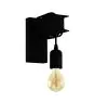 Eglo Wandlamp Townshend 6 Staal Zwart | IP20 - Geschikt voor 1x E27 