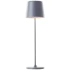 Brilliant Tafellamp Kaami Metaal Kunststof Grijs 2W 310lm - 830 Warm Wit | 100mm - IP44 - Buitenverlichting - Dimbaar 