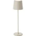 Brilliant Tafellamp Kaami Metaal Kunststof Beige 2W 310lm - 830 Warm Wit | 100mm - IP44 - Buitenverlichting - Dimbaar 