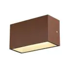SLV Sitra M Up/Down Wandlamp Aluminium Overig 14W 1880lm - 830-840 CCT | Buitenverlichting - IP65