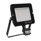 Ledvance LED Floodlight Compact Zwart 50W 5000lm 100D - 840 Koel Wit | IP65 - Symmetrisch - Bewegings- en lichtsensor