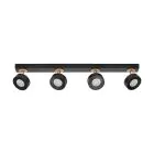 Ledvance LED Decor Spot Pluto Staal Zwart 19.2W 1250lm - 830 Warm Wit