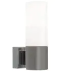 Nordlux Tangens Wandlamp Glas en Metaal Grijs | IP44 - Geschikt voor E14