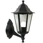 Nordlux Cardiff Up Wandlamp Aluminium Zwart | Geschikt voor 1x E27