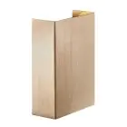 Nordlux Fold 10 Wandlamp Messing Goud Up & Down 7.5W 225lm - 830 Warm Wit
