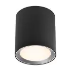 Nordlux Plafond Spot Landon 14 Metaal Zwart 6.5W 600lm - 827 Zeer Warm Wit | IP44 - 3-Staps Dimbaar