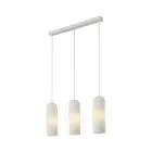 Nordlux Miella 3-Rail Pendelarmatuur Glas Wit | Geschikt voor 3x E27