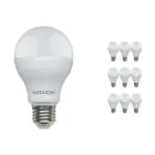 Voordeelpak 10x Noxion Lucent Classic LED E27 Peer Mat 13W 1521lm - 830 Warm Wit | Vervangt 100W