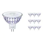 Voordeelpak 10x Philips Corepro LED Spot GU5.3 MR16 7W 621lm 36D - 830 Warm Wit | Vervangt 50W