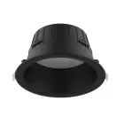 Noxion LED Downlight Hera Diep Inbouw Zwart 9W 900lm 80D - 827-830-840 CCT | 146mm - Zaagmaat 120mm