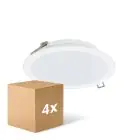 Voordeelpak 4x Philips LED Downlight Lediniare DN065B Meta lWit 12W 1200lm 110D - 830-840-865 CCT | 175mm - Zaagmaat 150mm - IP20