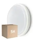 Voordeelpak 5x Philips LED Bulkhead Ledinaire WL070V Wit 18.7W 1700lm - 830 Warm Wit | 285mm - IP65