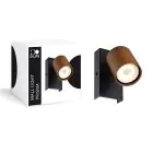D'Lite Wandlamp Prisma Metaal Koper | IP20 - Geschikt voor 1x GU10